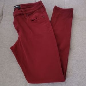 Big Star skinny jeans, size 31R, Red, like new.